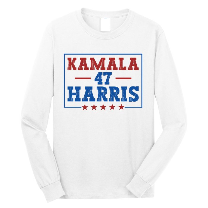 Kamala Harris 47 Long Sleeve Shirt