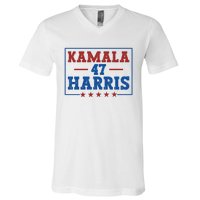 Kamala Harris 47 V-Neck T-Shirt