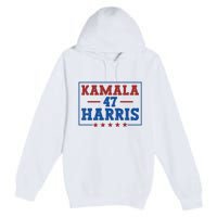 Kamala Harris 47 Premium Pullover Hoodie