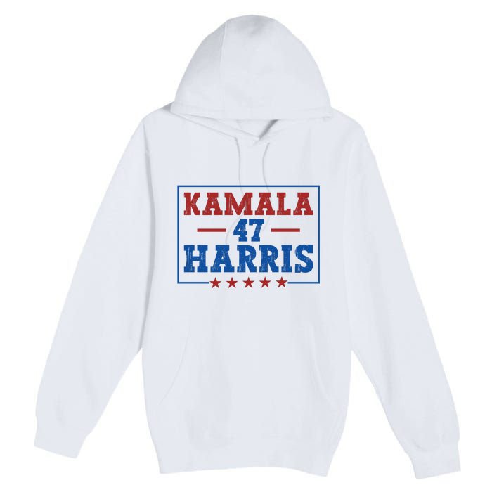 Kamala Harris 47 Premium Pullover Hoodie