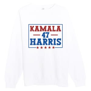 Kamala Harris 47 Premium Crewneck Sweatshirt