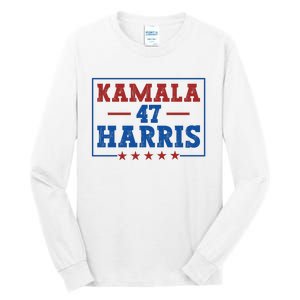 Kamala Harris 47 Tall Long Sleeve T-Shirt