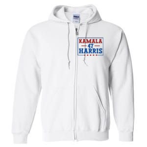 Kamala Harris 47 Full Zip Hoodie