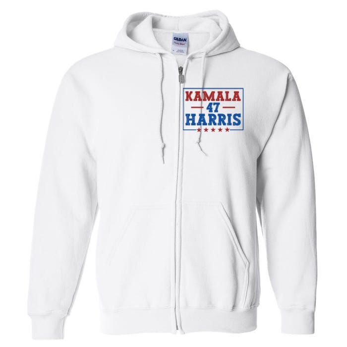 Kamala Harris 47 Full Zip Hoodie