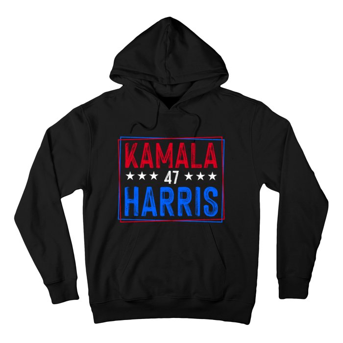 Kamala Harris 47 Tribute Graphic Hoodie