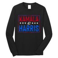 Kamala Harris 47 Tribute Graphic Long Sleeve Shirt