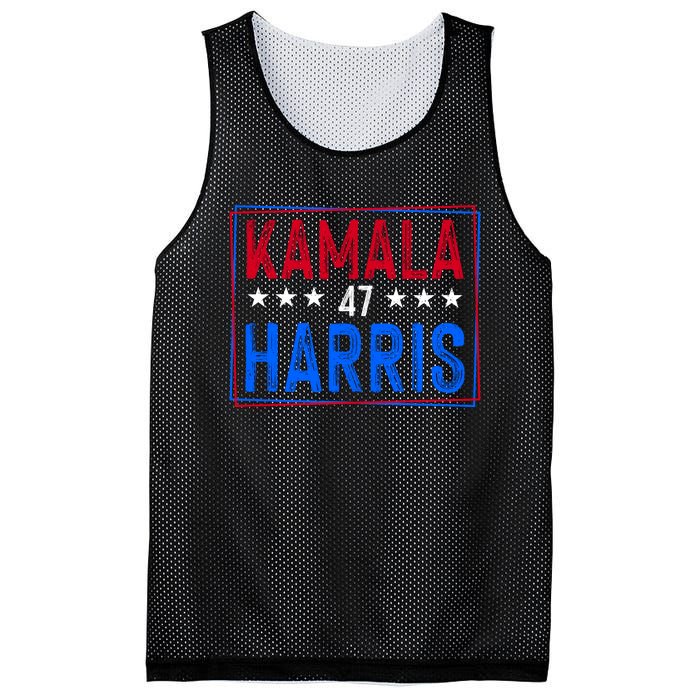 Kamala Harris 47 Tribute Graphic Mesh Reversible Basketball Jersey Tank