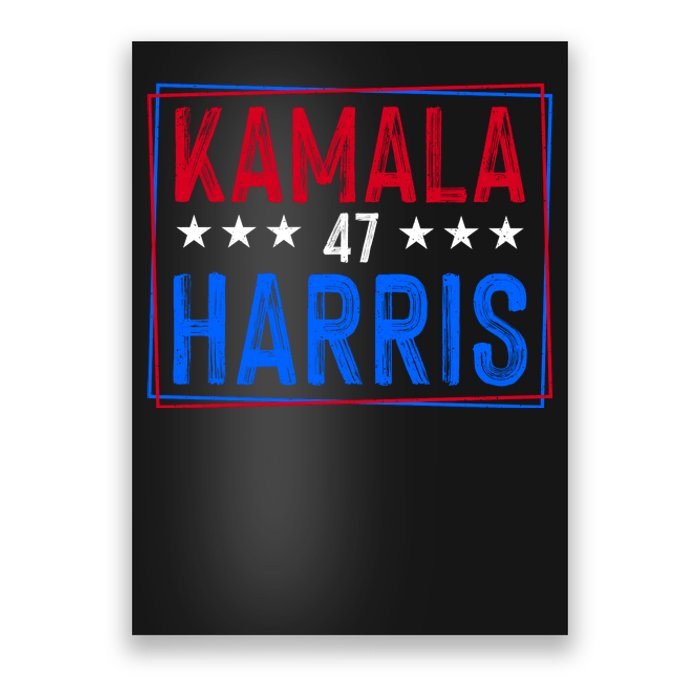 Kamala Harris 47 Tribute Graphic Poster