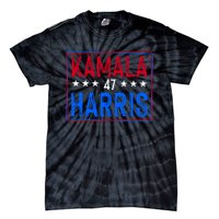 Kamala Harris 47 Tribute Graphic Tie-Dye T-Shirt