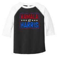 Kamala Harris 47 Tribute Graphic Toddler Fine Jersey T-Shirt