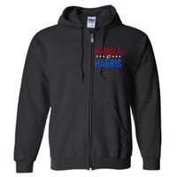 Kamala Harris 47 Tribute Graphic Full Zip Hoodie