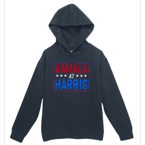 Kamala Harris 47 Tribute Graphic Urban Pullover Hoodie