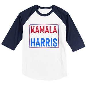 Kamala Harris 47 Tribute Graphic Baseball Sleeve Shirt