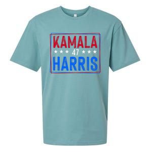 Kamala Harris 47 Tribute Graphic Sueded Cloud Jersey T-Shirt