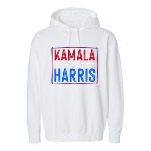 Kamala Harris 47 Tribute Graphic Garment-Dyed Fleece Hoodie