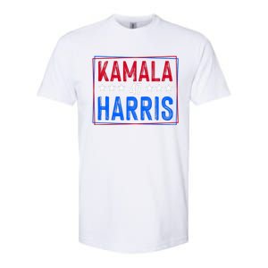 Kamala Harris 47 Tribute Graphic Softstyle CVC T-Shirt