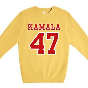 Kamala Harris 47 Th President Usa America 2024 Election Premium Crewneck Sweatshirt