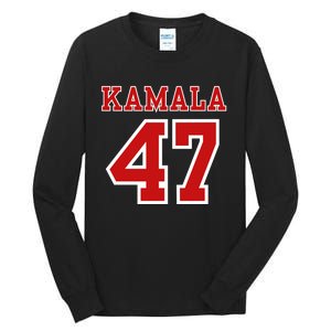 Kamala Harris 47 Th President Usa America 2024 Election Tall Long Sleeve T-Shirt