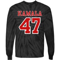 Kamala Harris 47 Th President Usa America 2024 Election Tie-Dye Long Sleeve Shirt