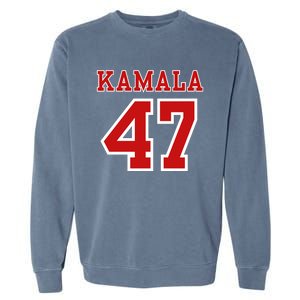 Kamala Harris 47 Th President Usa America 2024 Election Garment-Dyed Sweatshirt