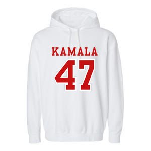 Kamala Harris 47 Th President Usa America 2024 Election Garment-Dyed Fleece Hoodie