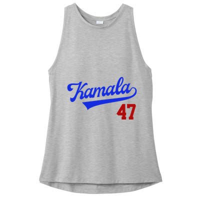 Kamala Harris 47th President Usa Election Ladies PosiCharge Tri-Blend Wicking Tank