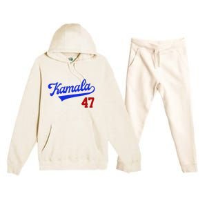 Kamala Harris 47th President Usa Election Premium Hooded Sweatsuit Set