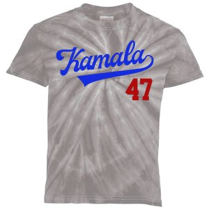 Kamala Harris 47th President Usa Election Kids Tie-Dye T-Shirt