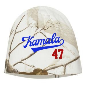 Kamala Harris 47th President Usa Election Kati - Camo Knit Beanie