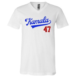 Kamala Harris 47th President Usa Election V-Neck T-Shirt