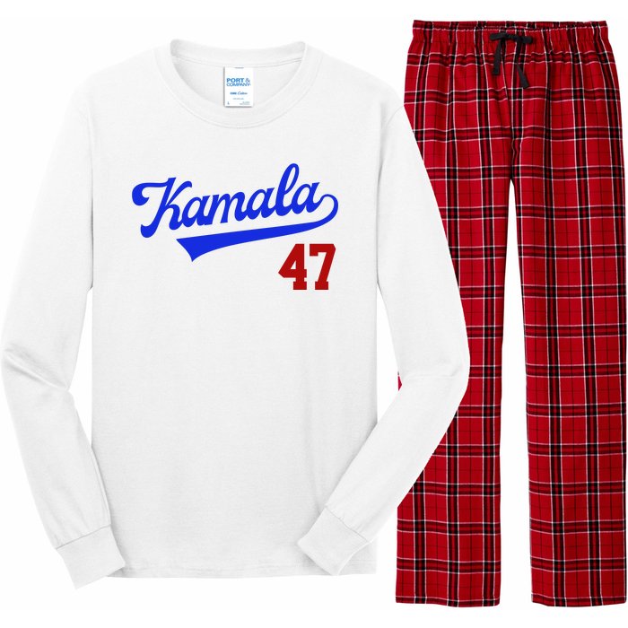 Kamala Harris 47th President Usa Election Long Sleeve Pajama Set