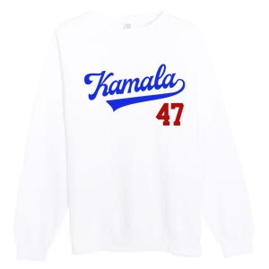 Kamala Harris 47th President Usa Election Premium Crewneck Sweatshirt