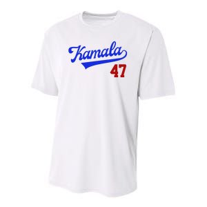 Kamala Harris 47th President Usa Election Youth Performance Sprint T-Shirt