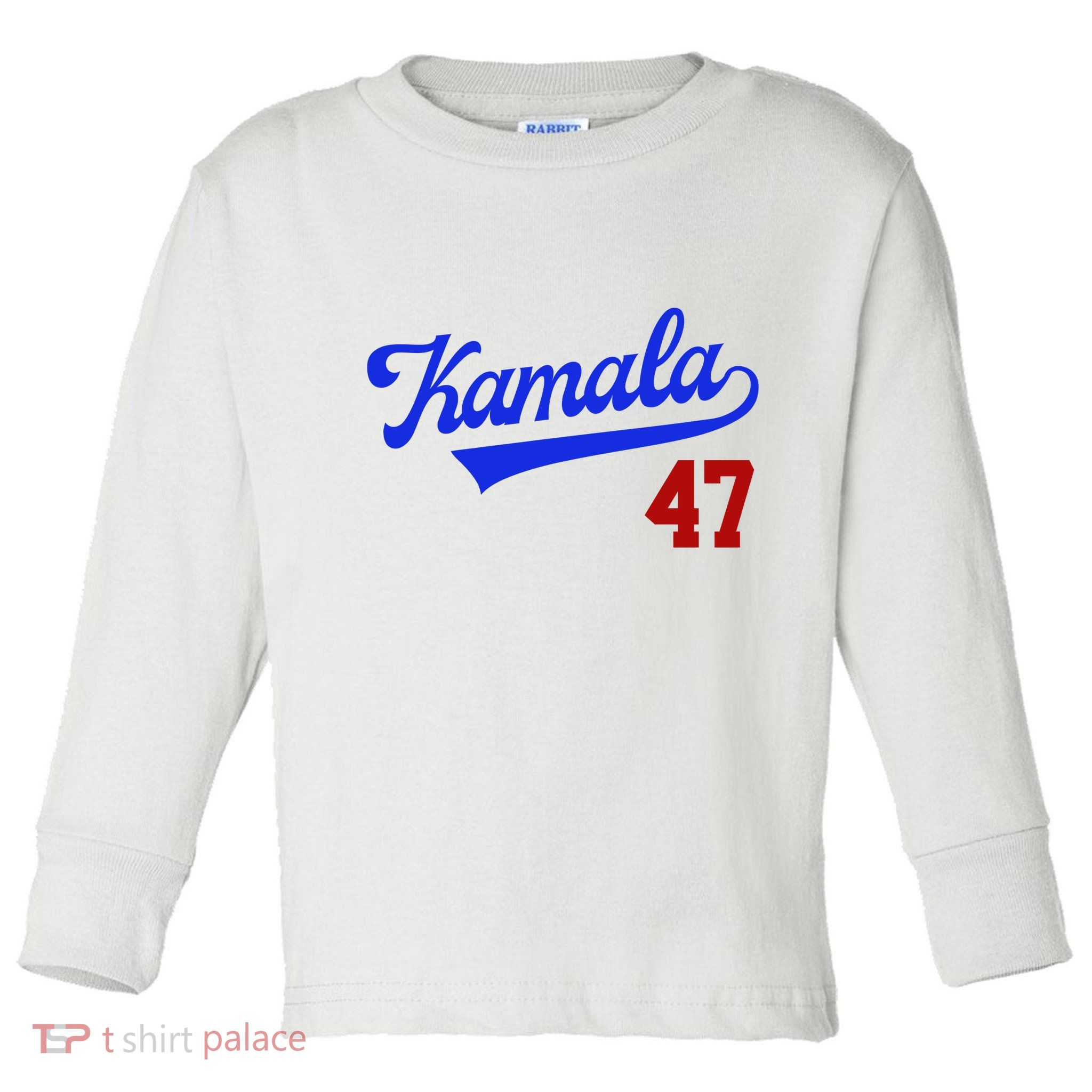 Kamala Harris 47th President Usa Election Toddler Long Sleeve Shirt