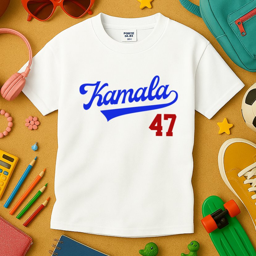 Kamala Harris 47th President Usa Election Kids T-Shirt
