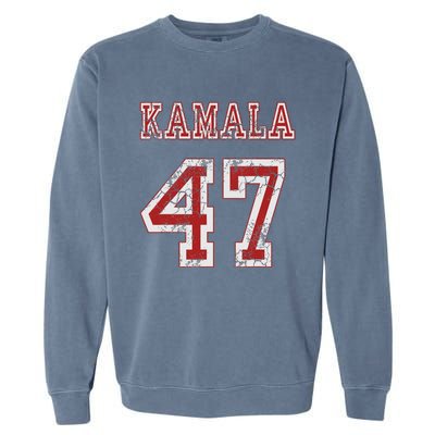 Kamala Harris 47 Th President Usa America 2024 Election Garment-Dyed Sweatshirt