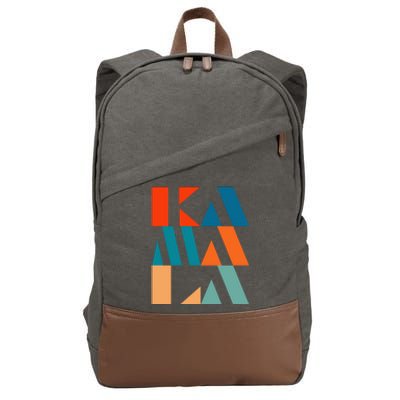 Kamala Harris 46th Madam Vice President Of The Usa Gift Cotton Canvas Backpack