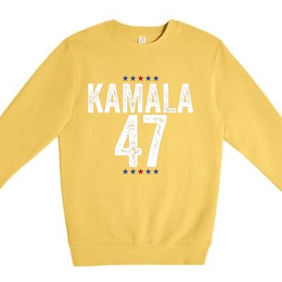 Kamala Harris 47 2024 Election Premium Crewneck Sweatshirt