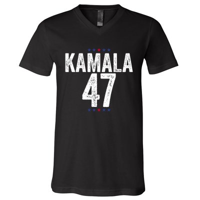 Kamala Harris 47 2024 Election V-Neck T-Shirt