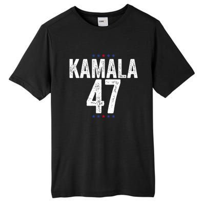 Kamala Harris 47 2024 Election Tall Fusion ChromaSoft Performance T-Shirt