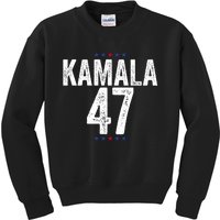 Kamala Harris 47 2024 Election Kids Sweatshirt