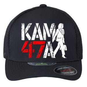 Kamala Harris 47 Madam President 2024 Political Flexfit Unipanel Trucker Cap