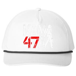 Kamala Harris 47 Madam President 2024 Political Snapback Five-Panel Rope Hat