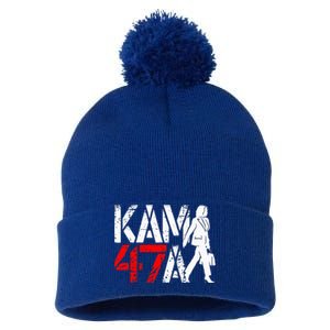 Kamala Harris 47 Madam President 2024 Political Pom Pom 12in Knit Beanie