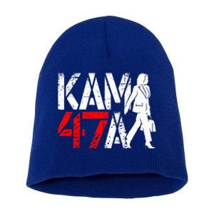 Kamala Harris 47 Madam President 2024 Political Short Acrylic Beanie