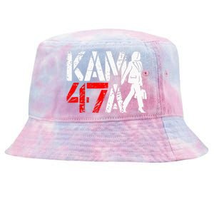 Kamala Harris 47 Madam President 2024 Political Tie-Dyed Bucket Hat