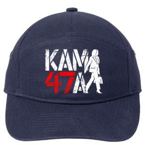 Kamala Harris 47 Madam President 2024 Political 7-Panel Snapback Hat