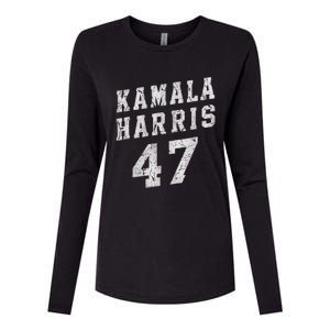 Kamala Harris 47 President Merchandise Womens Cotton Relaxed Long Sleeve T-Shirt