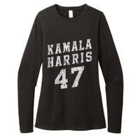 Kamala Harris 47 President Merchandise Womens CVC Long Sleeve Shirt