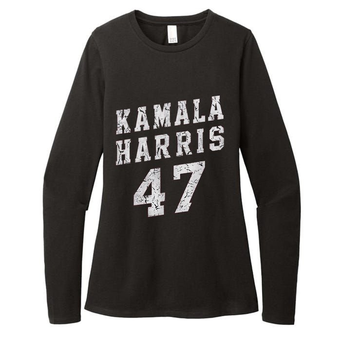 Kamala Harris 47 President Merchandise Womens CVC Long Sleeve Shirt